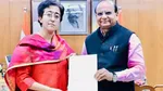 Delhi lg VK Saxena aap cm atishi arvind kejriwal